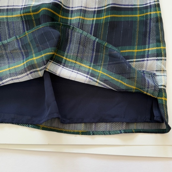 J. Crew Plaid Blouse - Black, Green, White - Picture 3 of 8